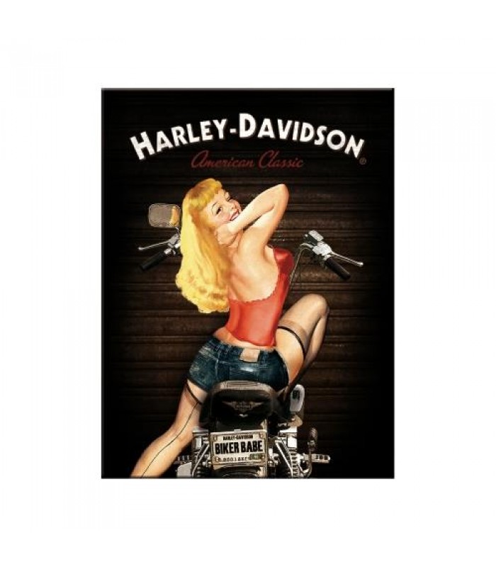 Магнит Nostalgic-Art "Harley-Davidson Biker Babe" (14333)